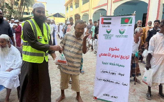 ৭০ হাজার মানুষকে কুরবানীর গোশত দিলো সারজাহ চ্যারেটি